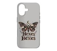 Halloween Goth Skull Hexes Will Be Hexes Butterfly Vintage Case for iPhone 17