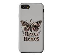 Halloween Goth Skull Hexes Will Be Hexes Butterfly Vintage Case for iPhone SE (2020) / 7/8