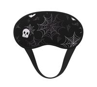 Halloween Goth Sleep Mask for Side Sleepers: Blackout Eye Masks for Sleeping - Soft Breathable Soft Eye Shade Cover for Travel - Adjustable Night Blindfold for Men Women Gifts