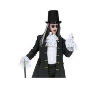 Halloween Gothic Count Vampire Jabot Fancy Dress Cosplay Neck Ruff and Cuffs