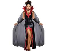 Halloween Gothic Dresses Ladies Renaissance Victorian Dress Butterfly Sleeve Retro Costume Ghost Skull Novelty Drawstring Corset Party Women UK Size Costumes For Medieval