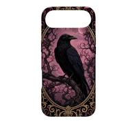 Halloween Gothic Raven Pink Moon Mystical Ornate Crow Bird Case for iPhone Air