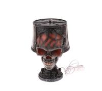 Halloween Gothic Skull Lamp USB Plug Lava Skeleton Decorations for Home Desktop Ornaments Gift