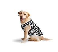 Halloween Gothprint Large Pets Vest Breathable Sleeveless Tank Top Apparel Cozy Lightweight T-Shirt