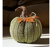 Halloween Green Plush Pumpkin Soft Autumn Decoration for Seasonal Displays 22cm Marco Paul Green One Size