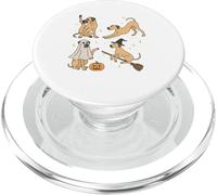 Halloween Group Great Danes Cosplay Witch Boo Workout Yoga PopSockets PopGrip for MagSafe