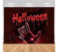 Halloween Gruesome Bloody Handprint backdrops perfect for parties wall decorations and photography without a power source party background banner