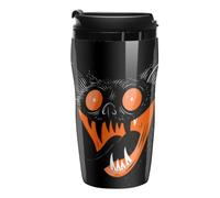 Halloween Grunge Vampire Bat Travel Mug with Lid Coffee Cup 250ml