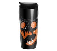 Halloween Grunge Vampire Bat Travel Mug with Lid Coffee Cup 350ml