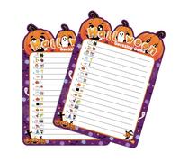 Halloween Guessing Games, Funny Halloween Word Scramble 25 Game Cards & 1 Answer Card Creative Party Supplies for Adults Kids (Style 1)