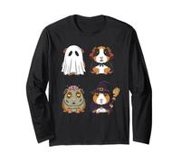 Halloween Guinea Pigs Funny Ghost Witch Vampire Zombie Long Sleeve T-Shirt