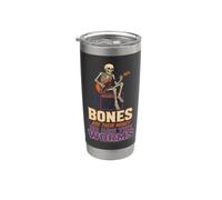 Halloween Guitar Bones are Their Money So are The Worms Stainless Steel Insulated Tumbler