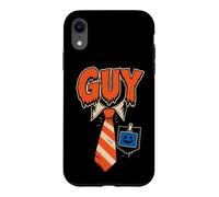Halloween Guy Name Badge Costume Goblin Jack O Lantern Tie Case for iPhone XR