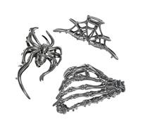 Halloween Hair Clips - 3.15x1.97 inch Hairstyling Accessories for Easy Styling, 3 Pieces with Sturdy Grip, Strong Hold clip for Ladies, Girls, Students, Wives, Travel, School, College, Dance
