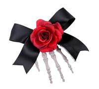 Halloween Hair Clips, Halloween Skeleton Claws Hair Clips, Skull Hand Bowknot Hair Clips, Bone Claw Hair Pins, Skull Hand and Flower Hair Clips, Bone Claw Hair Pins