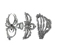 Halloween Hair Clips, Pumpkin Decorative Bars, Ghosts, Bats, Hairdressing Accessories Haircut Vermis Cosplay Ornaments for Girls and Women, Theme Evening Costume