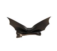 Halloween Hairclips - Black Bat Wing Hair Clips | Funky Hair Clips Halloween Headwear, Decorative Duckbill Ponytail Barrettes for Teen Girls