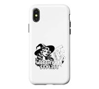 Halloween Hairdresser gift, Glam Witch, Witchy Stylist Case for iPhone X/XS