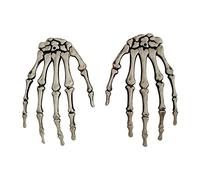 Halloween Hand Skeleton Pair Halloween Gothic Desktop Ornament Home Display Creepy Anatomical Art Unique Idea (C, One Size)