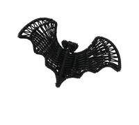 Halloween Hanging Bats Decorations Hand-Woven Rattan Art Robust Efficient Party Decoration for Home Yard Durable Plastic Bat Party Accessories