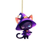 Halloween Hanging Decoration Eye Catching Halloween Ornaments Unique Bring A Mysterious Atmosphere To Your Home1 (B, 8x8x1cm)