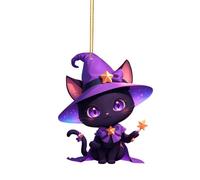 Halloween Hanging Decoration Eye Catching Halloween Ornaments Unique Bring A Mysterious Atmosphere To Your Home1 (A, 8x8x1cm)