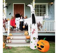 Halloween Hanging Decorations Sky Air Puppet Dancer Halloween Inflatable Tube Man Attachment 20 Feet Tall Wacky Wavy Wind Flying Dancing Tube Guy for Business Stand Out AdvertisingC,360CM