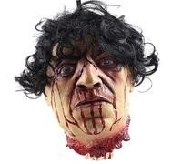 Halloween Hanging Head With Chain Scary Props Cut Offs Corpse Head Hanging Severed Head Haunts House Decorations