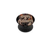 Halloween Happy Ghost Witch Cute Spooky Candy Bat Vintage PopSockets Adhesive PopGrip