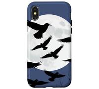 Halloween Harbingers Ravens Taking Flight Together Case for iPhone X/XS