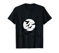 Halloween Harbingers Ravens Taking Flight Together T-Shirt