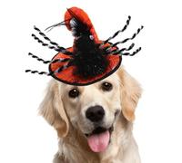 Halloween Hats for Cats Adjustable Funny Scary Cosplay Headwear | Halloween costume witch hat for puppies and kittens on holidays as a festive stage performance and for carnival