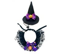 Halloween Hats for Dogs Cosplay Costume Accessory | Halloween witch hat for dogs for puppies, kittens, on the go, meetings, celebrations, parties, festivals, carnival and