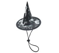 Halloween Hats for Dogs,Witch Dog Costume | Mesh Headwear with Adjustable Strap Holiday-themed Cosplay for Thanksgiving Outdoor Party