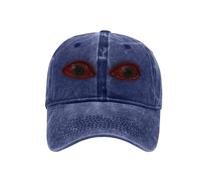 Halloween Hats for Women Men Unisex Halloween Horrible Eye Adjustable Baseball Cap Spooky Season Eye Trucker Hat