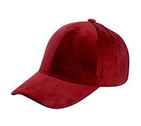 Halloween Hats New Velvet Baseball Cap for Women Men Crushed Plain Dad Hat Sport Cap Hip Hop Hats Unstructured 1 Hat Children's Hat Cap, Wine Red, One Size