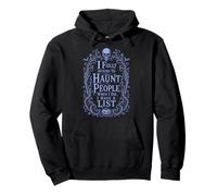 Halloween Haunt People When I Die Sarcastic Skull Pullover Hoodie