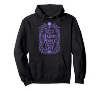 Halloween Haunt People When I Die Sarcastic Skull Pullover Hoodie
