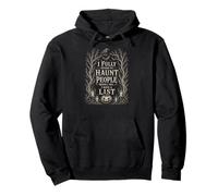 Halloween Haunt People When I Die Sarcastic Skull Pullover Hoodie