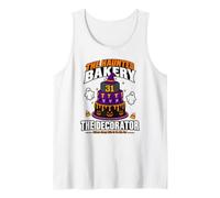 Halloween Haunted Bakery The Decorator Group Costume Tank Top