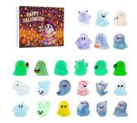 Halloween Haunted Countdown Calendar Resin Ghost Decorations Advent Calendar (E)