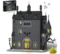 Halloween Haunted House Building Set with Lights, Before Christmas Mansion Building Block Toy Compatible with Lego Adults, Idea Gift for Boys, Girls, Movie Fan Age 14+ (1686 PCS)