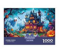Halloween Haunted House Firm Structure Pieces Perfect for Enhancing Problem Solving Skills And Enjoying Leisure Time 52x38cm/1000pcs