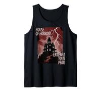 Halloween Haunted House of Horrors Enter At Your Peril Tank Top