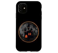 Halloween Haunted House On Moon During Solar Eclipse Costume Case for iPhone 11