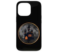 Halloween Haunted House On Moon During Solar Eclipse Costume Case for iPhone 13 Pro