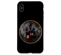 Halloween Haunted House On Moon During Solar Eclipse Costume Case for iPhone XS Max