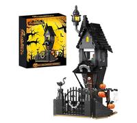 Halloween Haunted Mansion Building Blocks Set - 564PCS Horror Castle Building Bricks Kit, Pumpkins and Skeleton Ghosts, Home Decor, DIY Spooky Toys, Creative Gifts for Adults Kid