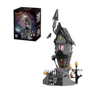 Halloween Haunted Mansion Building Blocks Set - 581PCS Horror Castle Building Bricks Kit, Pumpkins and Skeleton Ghosts, Home Decor, Creative Gifts for Adults Kids