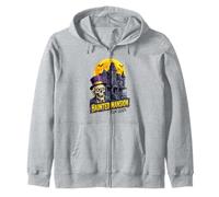 Halloween Haunted Mansion Tour Guide Carneval Fasching Zip Hoodie